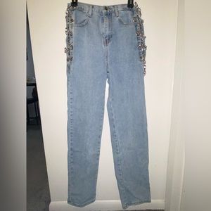 Women’s | Fashion Nova | Chain jeans | Size 3